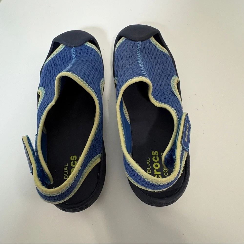 Crocs Blue Swiftwater Youth Sandals